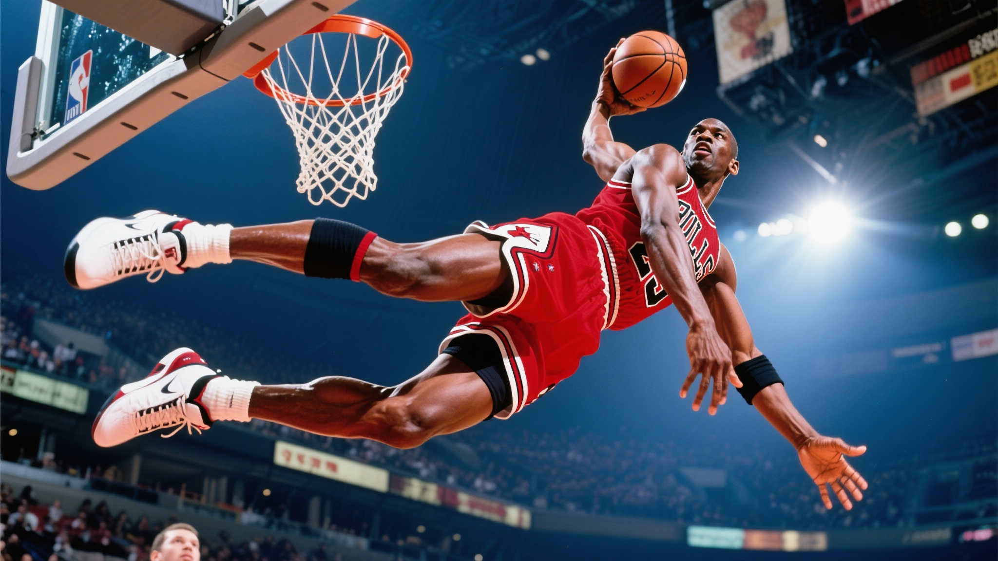 乔丹的滞空能力究竟有多惊人? 乔丹的滞空能力究竟有多惊人?