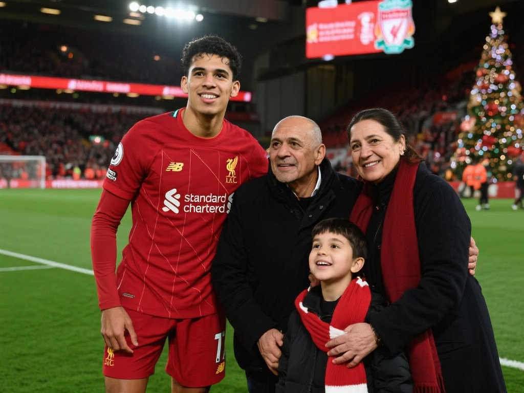 利物浦暖心安排迪亚斯父母乘专机赴默西塞德共度圣诞 利物浦暖心安排迪亚斯父母乘专机赴默西塞德共度圣诞