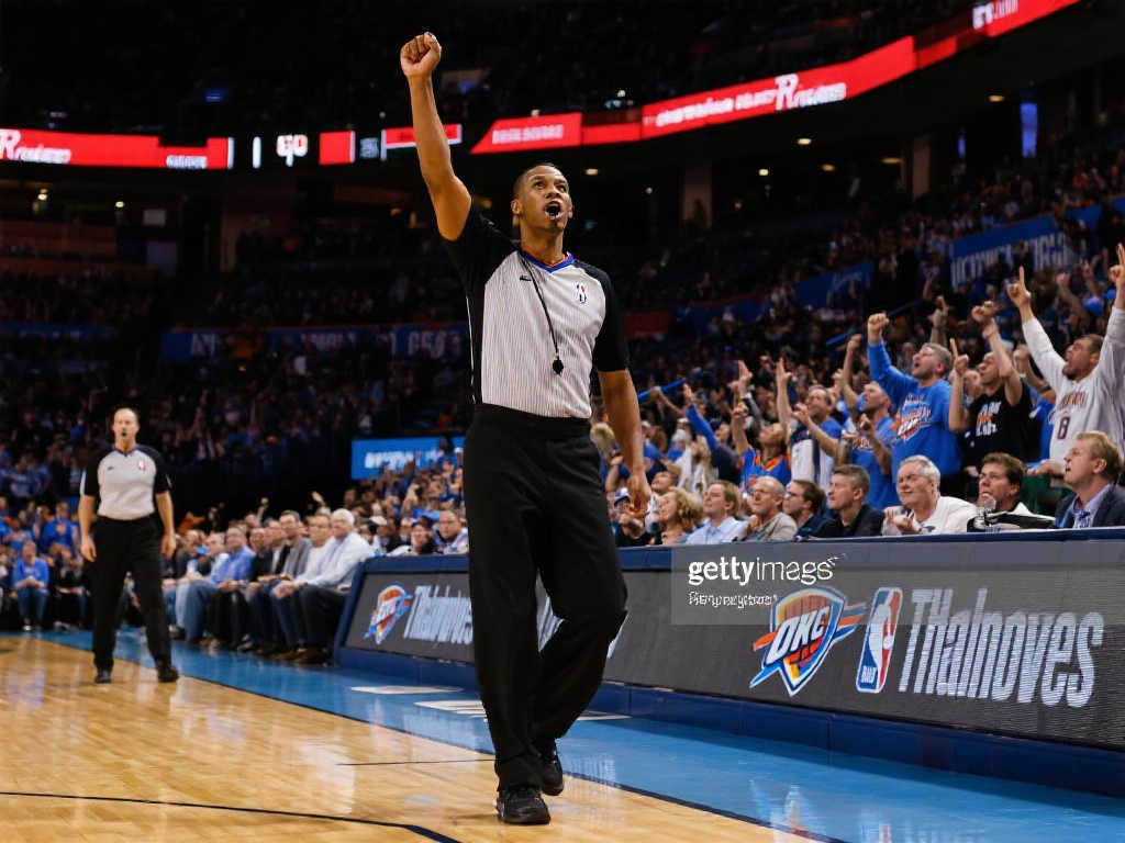 雷霆主场球迷不满G2主裁福斯特，介绍时嘘声四起